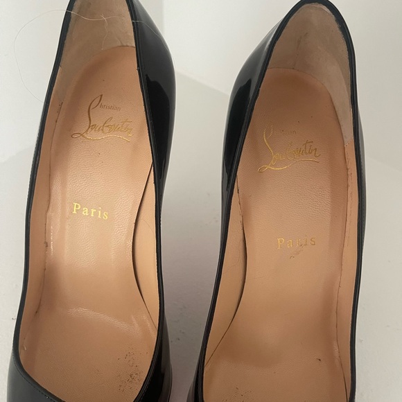 Christian Louboutin Corneille 100 Patent Black Pump - Picture 6 of 6